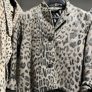 Animal print jacket